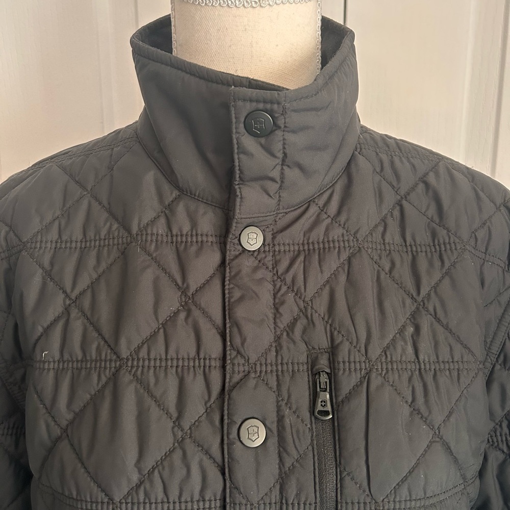 VICTORINOX Men Spring-Fall Jacket, Black, Size Medium - Picture 2 of 8
